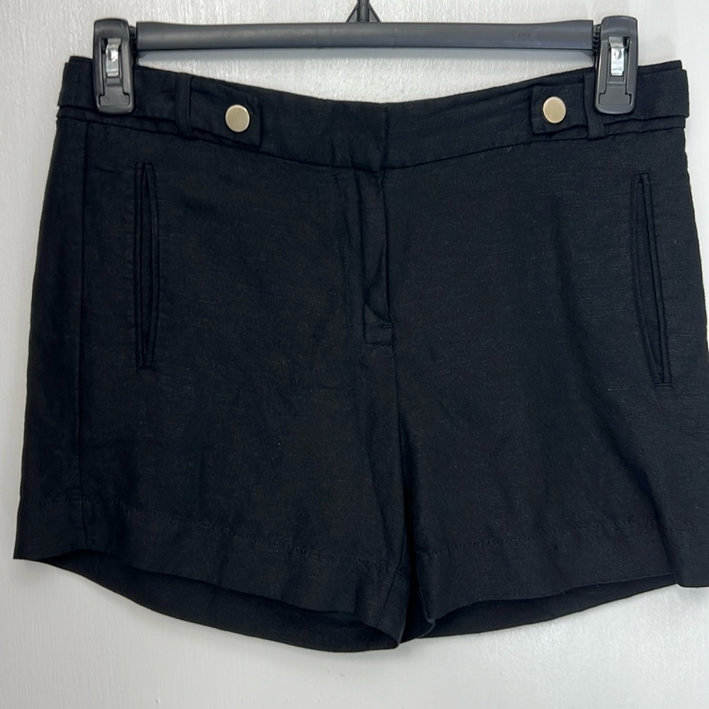 White House Black Market High Waist Black Shorts